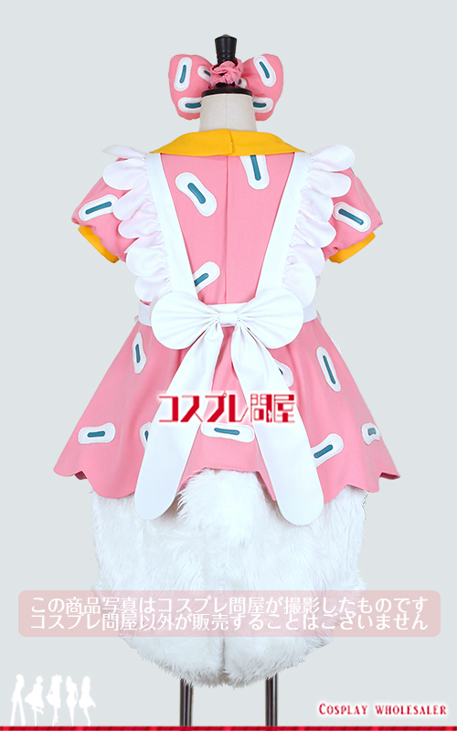 東京ディズニーランド（TDL） デイジー・ダック トゥーンタウン 髪リボン＆手袋付き レプリカ衣装 フルオーダー [514] 2025年9月修正版