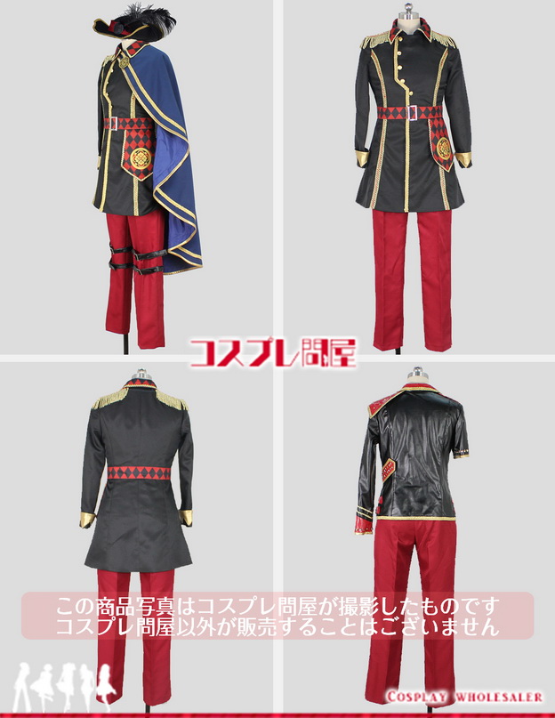 刀剣乱舞 とうらぶ 加州清光 ミュージカル 2部衣装 帽子付き コスプレ衣装 フルオーダー コスプレ問屋