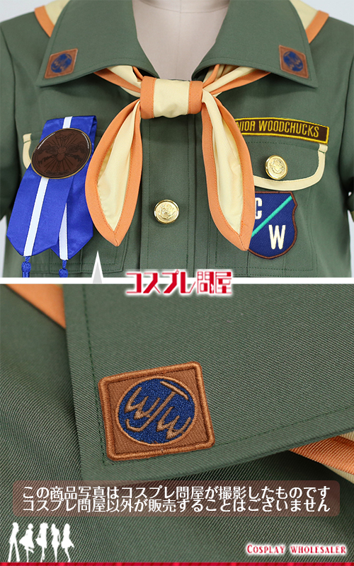 東京ディズニーランド（TDL） キャンプ・ウッドチャック デイジー 金属製ブローチ付き 刺繍豪華版 レプリカ衣装 フルオーダー [1949] 2025年9月修正版