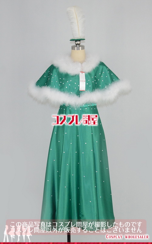 東京ディズニーシー Tds クリスマス ウィッシュ16 パーフェクト クリスマス 女性ダンサー 緑 髪飾り付き 帽子付き レプリカ衣装 フルオーダー 2767 コスプレ問屋