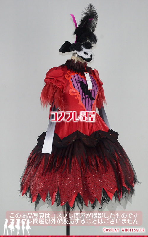 東京ディズニーランド Tdl スプーキー Boo パレード18 女性ダンサー ゴスロリ 赤 フルセット レプリカ衣装 フルオーダー 3394 コスプレ問屋