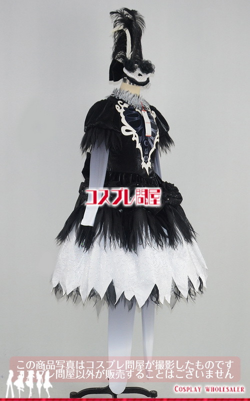 東京ディズニーランド Tdl スプーキー Boo パレード18 女性ダンサー ゴスロリ 黒 フルセット レプリカ衣装 フルオーダー 3394a 既成サイズのみ コスプレ問屋