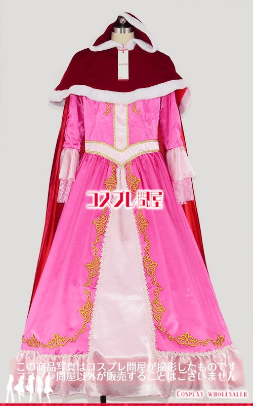 ディズニー映画 美女と野獣 ベル 冬ドレス 刺繍版 パニエ付き コスプレ衣装 フルオーダー 3879 コスプレ問屋