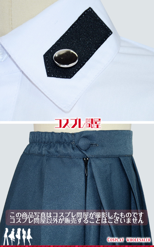 ガールズ&パンツァー（ガルパン） アンチョビ 制服 刺繍ワッペン付き コスプレ衣装 フルオーダー [4517]