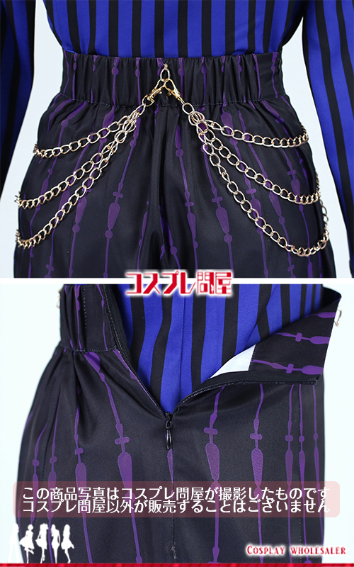 東京ディズニーランド（TDL） ザ・ヴィランズ・ハロウィーン“Into the Frenzy” 先頭男性ダンサー 帽子付き レプリカ衣装 フルオーダー [5810]