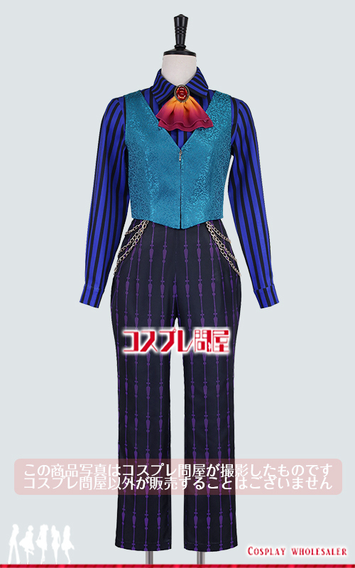 東京ディズニーランド（TDL） ザ・ヴィランズ・ハロウィーン“Into the Frenzy” 先頭男性ダンサー 帽子付き レプリカ衣装 フルオーダー [5810]