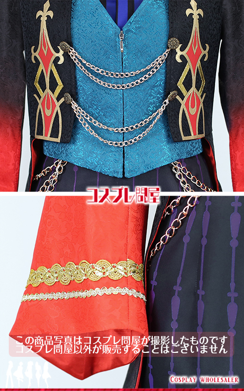東京ディズニーランド（TDL） ザ・ヴィランズ・ハロウィーン“Into the Frenzy” 先頭男性ダンサー 帽子付き レプリカ衣装 フルオーダー [5810] 2025年8月修正版