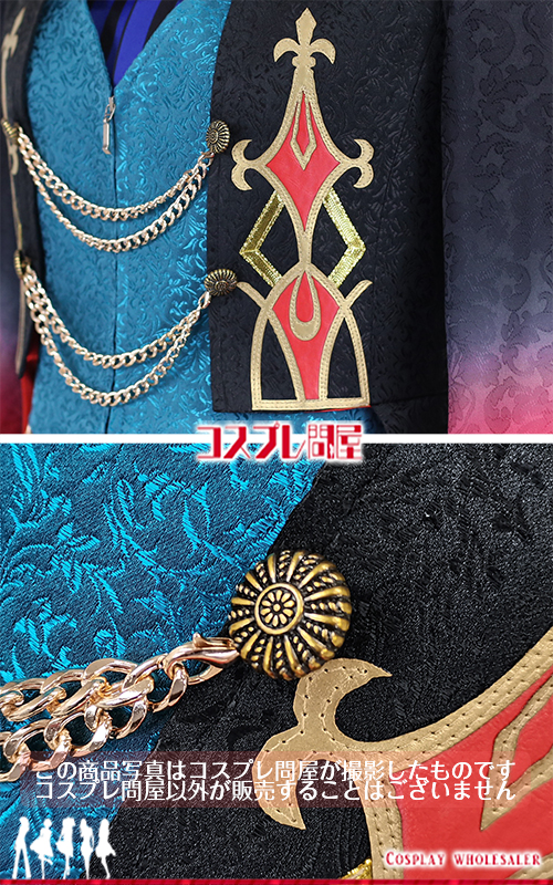東京ディズニーランド（TDL） ザ・ヴィランズ・ハロウィーン“Into the Frenzy” 先頭男性ダンサー 帽子付き レプリカ衣装 フルオーダー [5810]