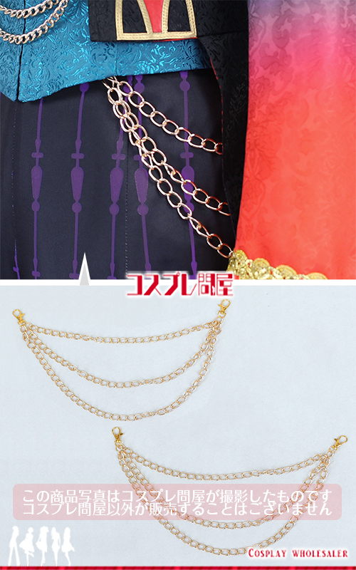 東京ディズニーランド（TDL） ザ・ヴィランズ・ハロウィーン“Into the Frenzy” 先頭男性ダンサー 帽子付き レプリカ衣装 フルオーダー [5810]