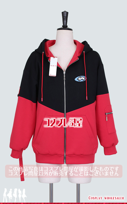 バーチャルYouTuber 月ノ美兎 パーカーのみ 裏地あり 刺繍ワッペン付き コスプレ衣装 フルオーダー [5907]