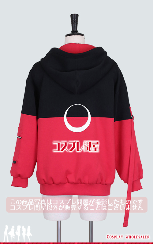 バーチャルYouTuber 月ノ美兎 パーカーのみ 裏地あり 刺繍ワッペン付き コスプレ衣装 フルオーダー [5907]