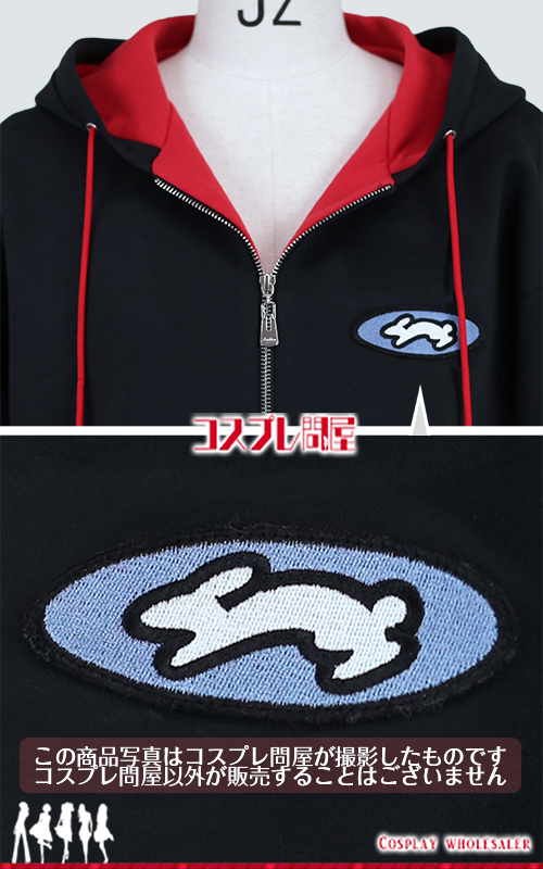 バーチャルYouTuber 月ノ美兎 パーカーのみ 裏地あり 刺繍ワッペン付き コスプレ衣装 フルオーダー [5907]