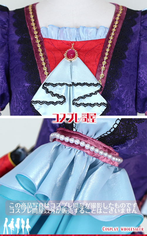 東京ディズニーランド（TDL） ザ・ヴィランズ・ハロウィーン“Into the Frenzy” ミニー スパンコール刺繍 パニエ＆ドロワーズ付き レプリカ衣装 フルオーダー [6002] 2025年9月修正版