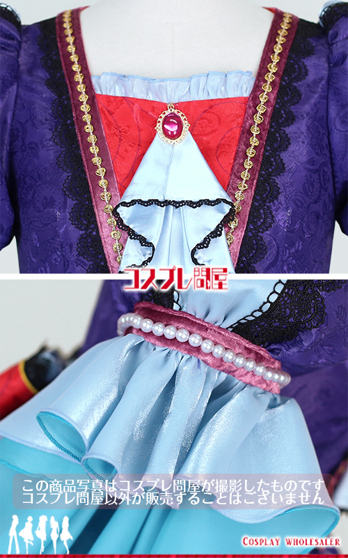 東京ディズニーランド（TDL） ザ・ヴィランズ・ハロウィーン“Into the Frenzy” ミニー スパンコール刺繍 レプリカ衣装 フルオーダー [6002]