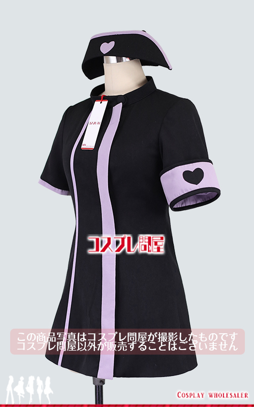#コンパス 戦闘摂理解析システム メグメグ ナース服 黒 靴下＆手袋付き コスプレ衣装 フルオーダー [2746-1]