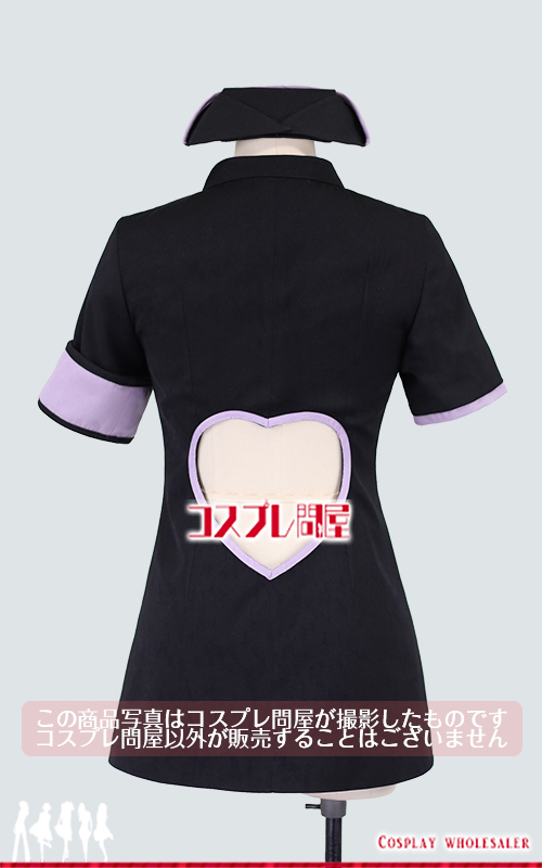 #コンパス 戦闘摂理解析システム メグメグ ナース服 黒 靴下＆手袋付き コスプレ衣装 フルオーダー [2746-1]