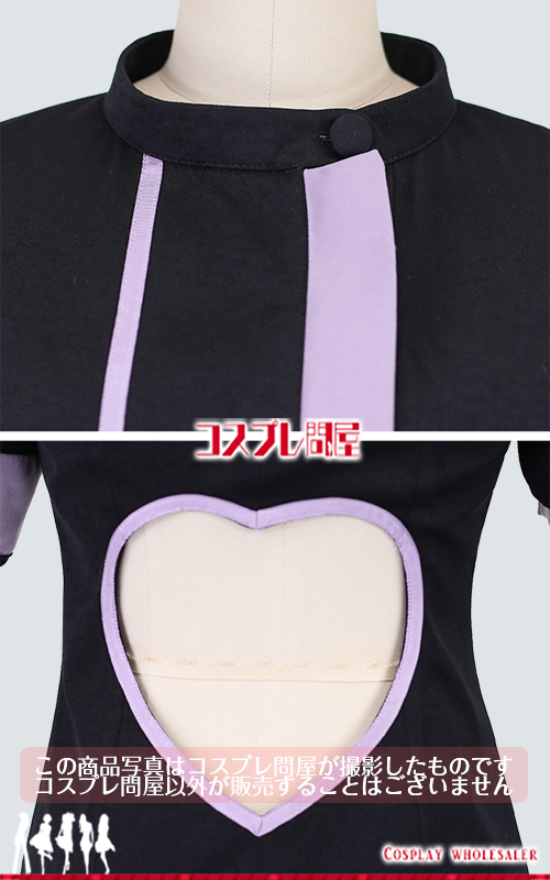 #コンパス 戦闘摂理解析システム メグメグ ナース服 黒 靴下＆手袋付き コスプレ衣装 フルオーダー [2746-1]