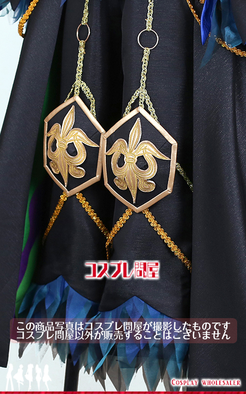 東京ディズニーランド（TDL） ザ・ヴィランズ・ハロウィーン“Into the Frenzy” カラスダンサー 嘴飾り＆ブーツカバー付き 刺繍豪華版 レプリカ衣装 フルオーダー [5966] 2025年8月修正版