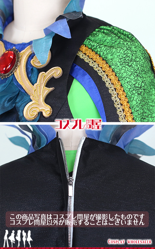 東京ディズニーランド（TDL） ザ・ヴィランズ・ハロウィーン“Into the Frenzy” カラスダンサー 嘴飾り＆ブーツカバー付き 刺繍豪華版 レプリカ衣装 フルオーダー [5966] 2025年8月修正版