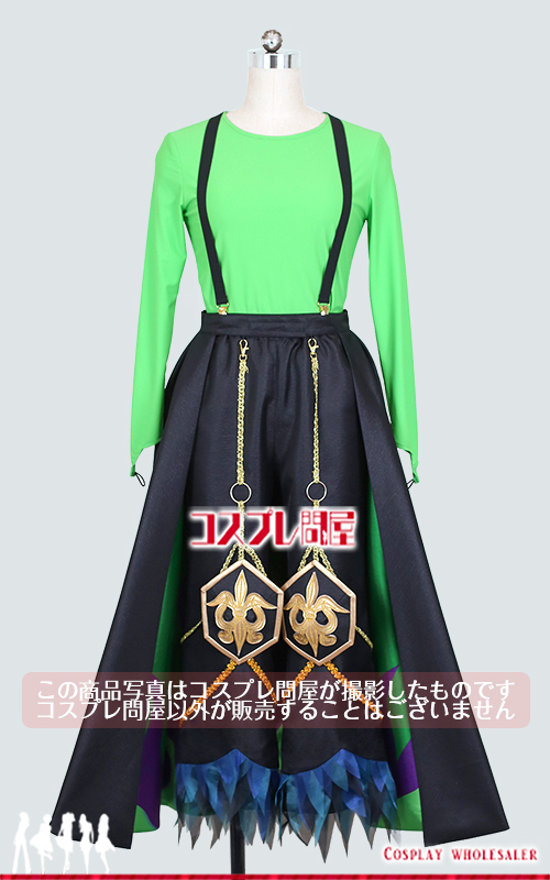 東京ディズニーランド（TDL） ザ・ヴィランズ・ハロウィーン“Into the Frenzy” カラスダンサー 嘴飾り＆ブーツカバー付き 刺繍豪華版 レプリカ衣装 フルオーダー [5966] 2025年8月修正版