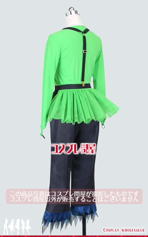 東京ディズニーランド（TDL） ザ・ヴィランズ・ハロウィーン“Into the Frenzy” カラスダンサー 嘴飾り＆ブーツカバー付き 刺繍豪華版 レプリカ衣装 フルオーダー [5966] 2025年8月修正版