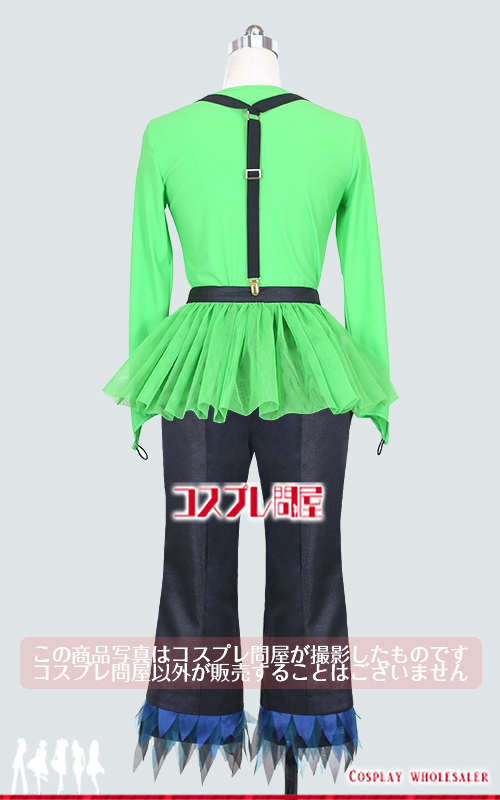 東京ディズニーランド（TDL） ザ・ヴィランズ・ハロウィーン“Into the Frenzy” カラスダンサー 嘴飾り＆ブーツカバー付き 刺繍豪華版 レプリカ衣装 フルオーダー [5966] 2025年8月修正版