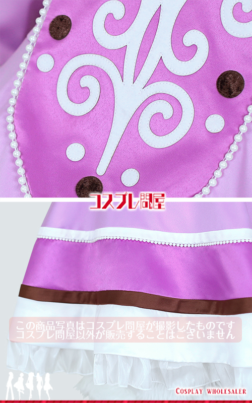 東京ディズニーランド（TDL） ヴァネロペのスウィーツ・ポップ・ワールド デイジー 帽子＆靴リボン付き レプリカ衣装 フルオーダー [6009]
