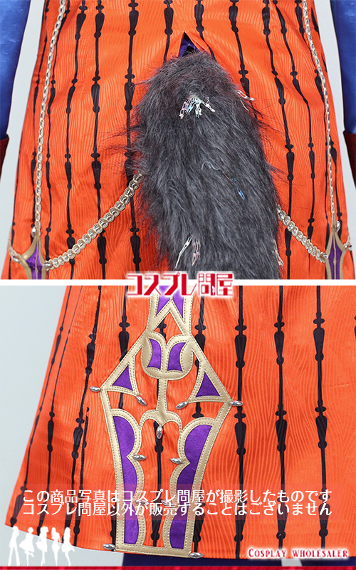 東京ディズニーランド（TDL） ザ・ヴィランズ・ハロウィーン“Into the Frenzy” アライグマダンサー 帽子＆手袋＆尻尾＆ブーツカバー付き レプリカ衣装 フルオーダー [6031-2]　🅿