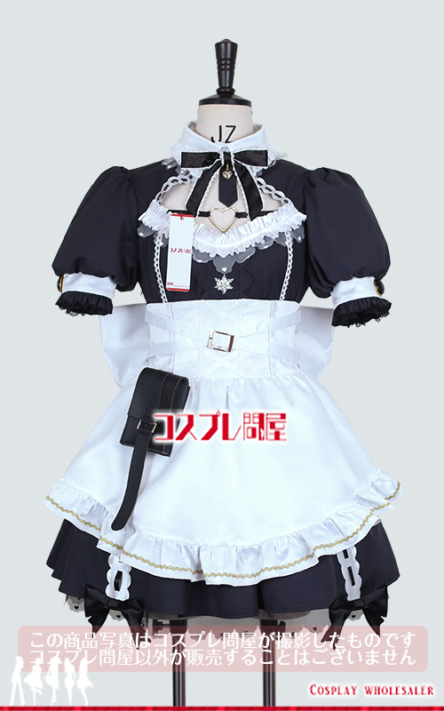 バーチャルYouTuber 葉加瀬冬雪 エプロンメイド ニーハイ付き コスプレ衣装 フルオーダー [6170-1]