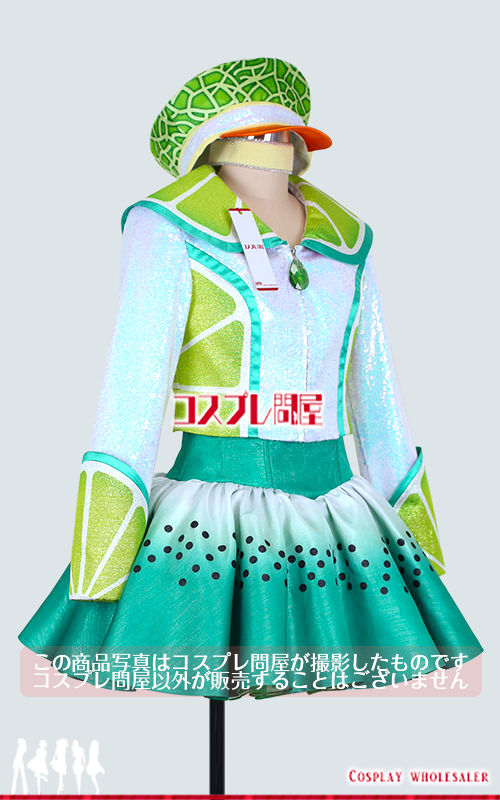 東京ディズニーランド（TDL） ヴァネロペのスウィーツ・ポップ・ワールド メロンダンサー 手袋＆タイツ付き レプリカ衣装 フルオーダー [6108]