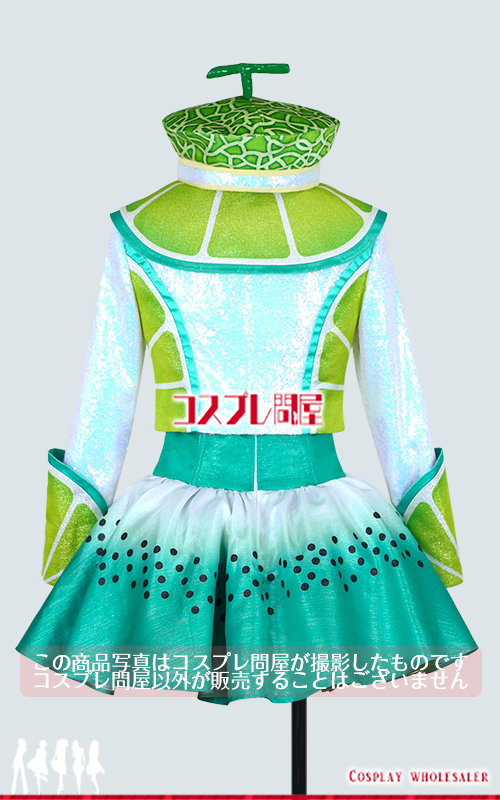 東京ディズニーランド（TDL） ヴァネロペのスウィーツ・ポップ・ワールド メロンダンサー 手袋＆タイツ付き レプリカ衣装 フルオーダー [6108]