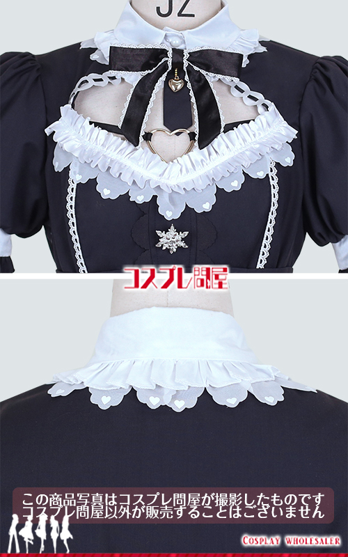 バーチャルYouTuber 葉加瀬冬雪 エプロンメイド ニーハイ付き コスプレ衣装 フルオーダー [6170-1]