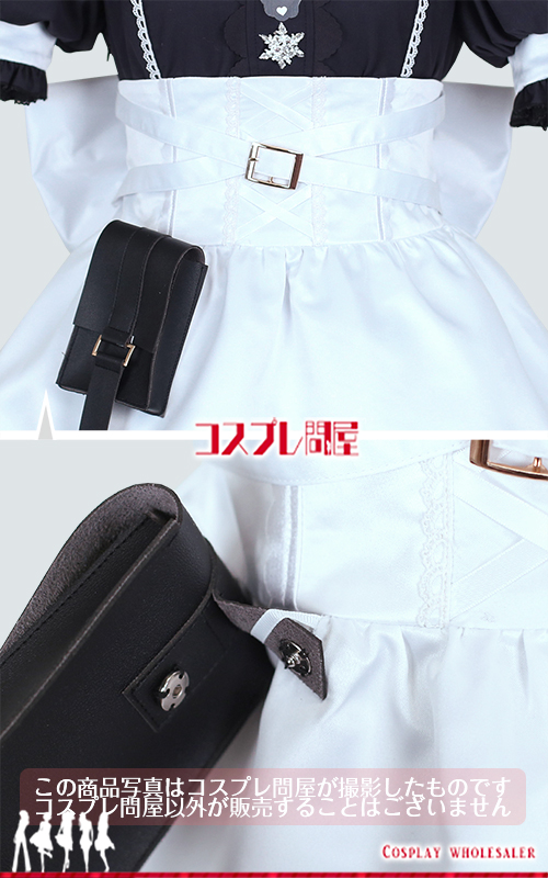 バーチャルYouTuber 葉加瀬冬雪 エプロンメイド ニーハイ付き コスプレ衣装 フルオーダー [6170-1]