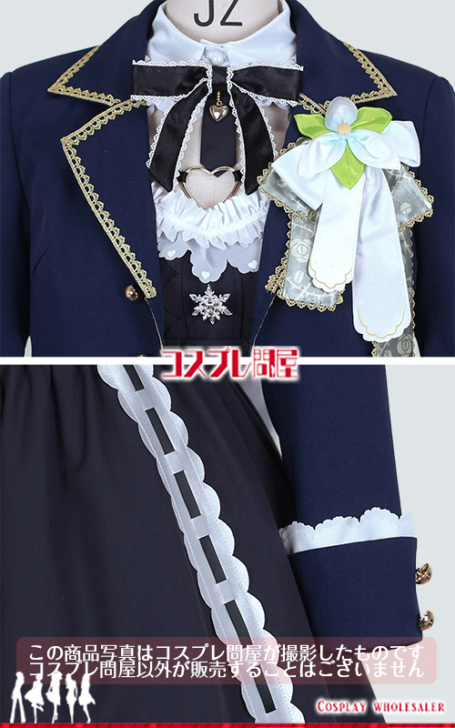 バーチャルYouTuber 葉加瀬冬雪 ジャケットメイド ニーハイ付き コスプレ衣装 フルオーダー [6170-2]