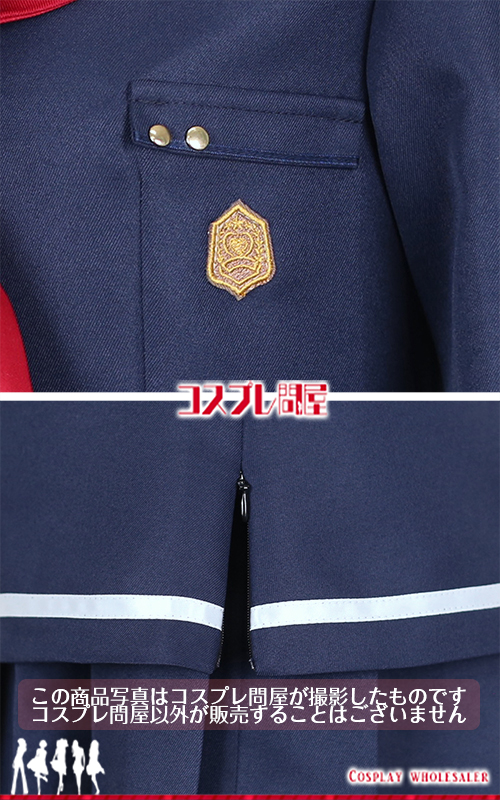 #コンパス 戦闘摂理解析システム ルルカ リラルラ女学院 指定制服 靴下付き 刺繍版 コスプレ衣装 フルオーダー [3737-3]